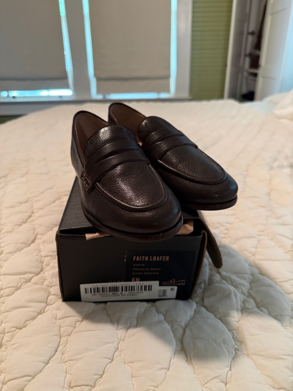 Frye Brown Leather Loafers